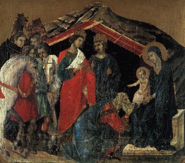Duccio di Buoninsegna The Maesta Altarpiece Norge oil painting art